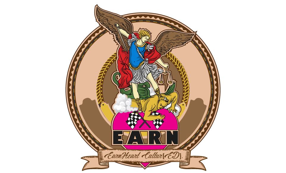 EARN Angel seal above the EarnHeart Cultur[ED] banner